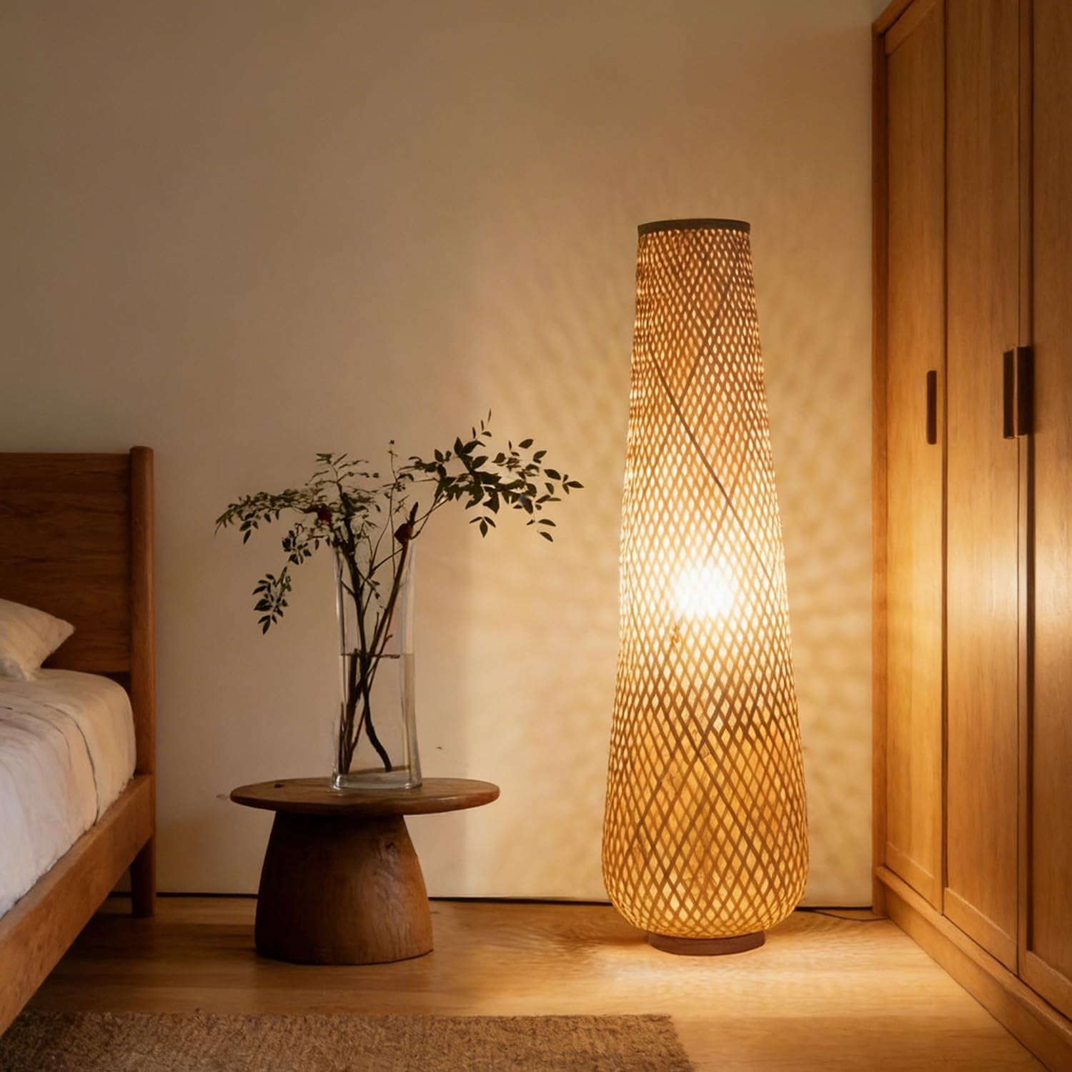 The Woven Bamboo Luminaire