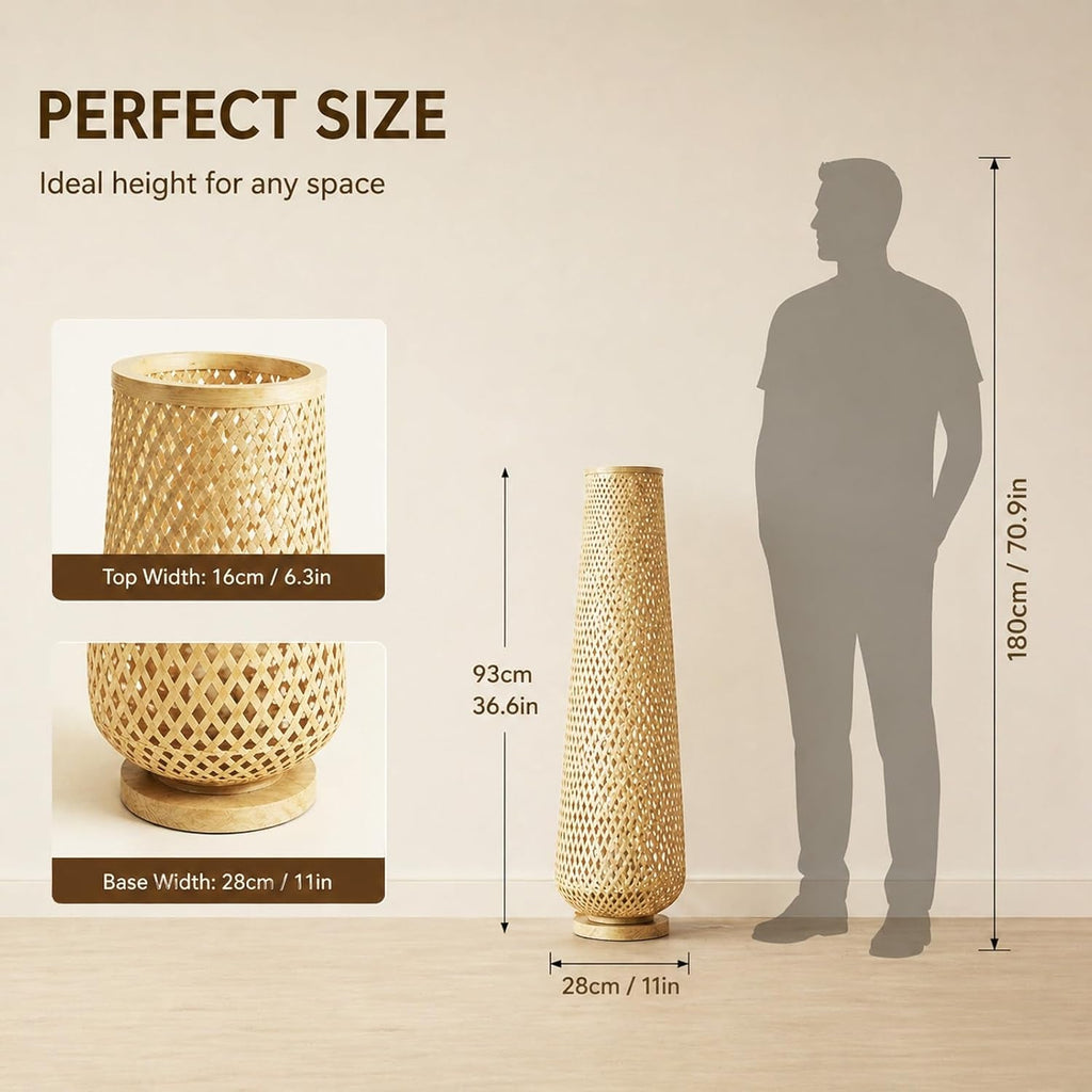 The Woven Bamboo Luminaire