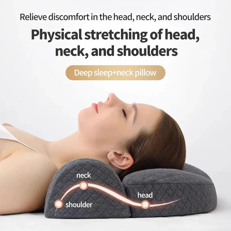 Contour Cervical Pillow – High-Density Memory Foam for Neck & Spine Alignment