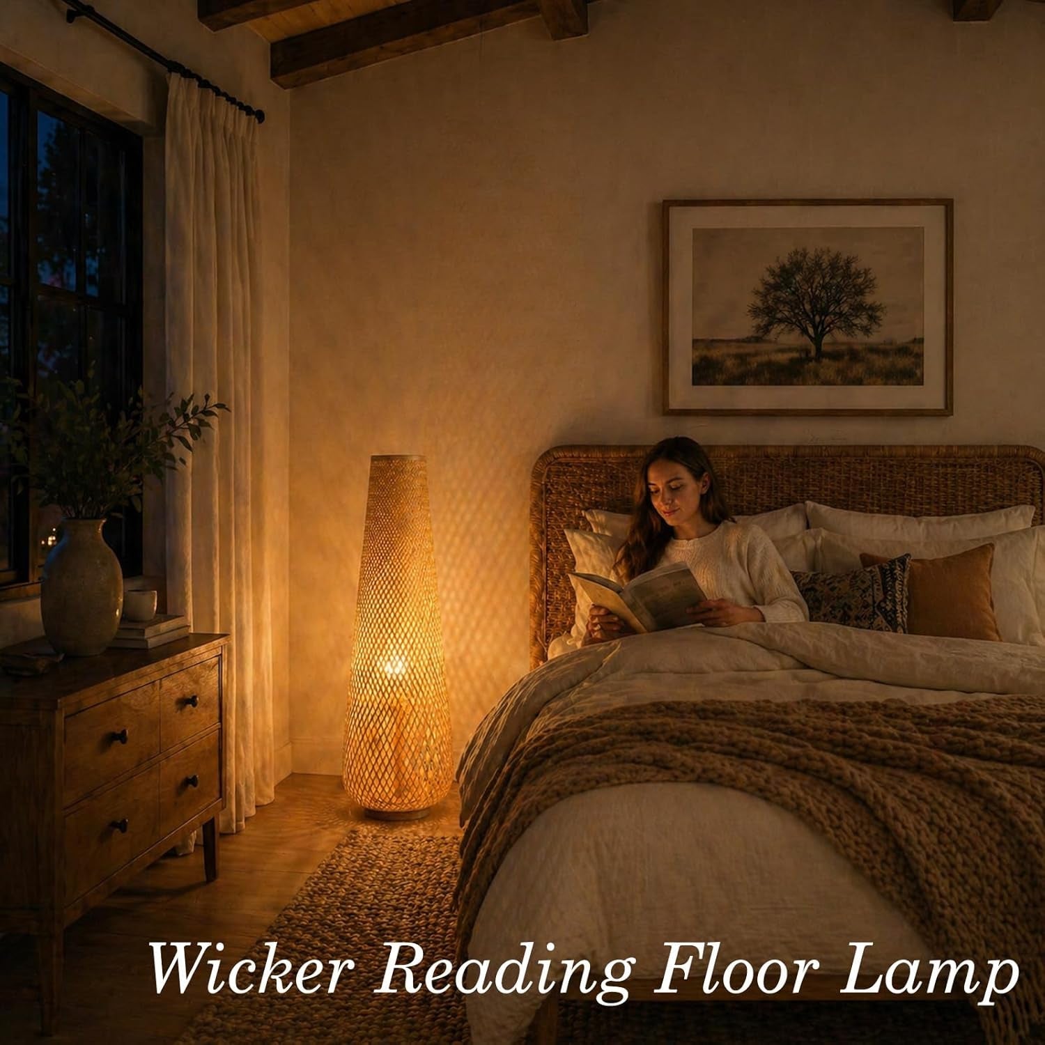 The Woven Bamboo Luminaire